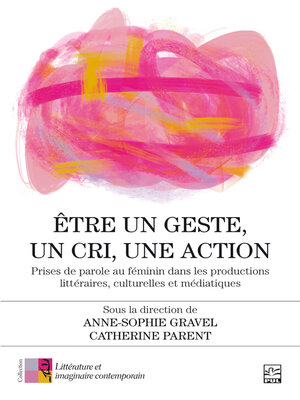 cover image of Être un geste, un cri, une action